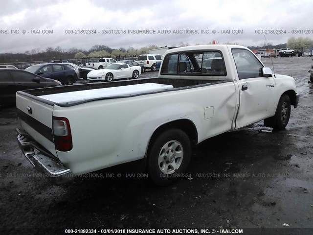 JT4VD10C1P0008564 - 1993 TOYOTA T100 SR5 WHITE photo 4