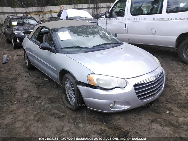 1C3EL55R96N204555 - 2006 CHRYSLER SEBRING TOURING SILVER photo 1