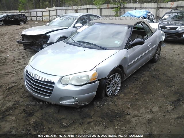 1C3EL55R96N204555 - 2006 CHRYSLER SEBRING TOURING SILVER photo 2