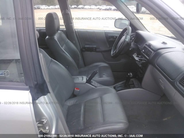 JF1SF656X2H732220 - 2002 SUBARU FORESTER S ნაცრისფერი ფოტო 5