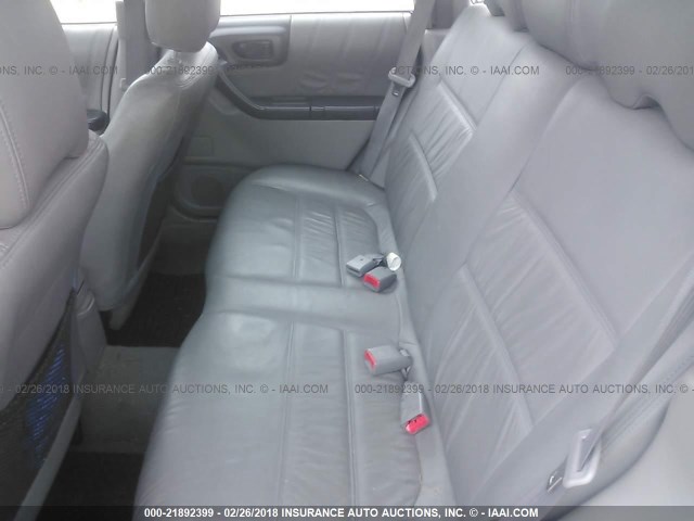 JF1SF656X2H732220 - 2002 SUBARU FORESTER S GRAY photo 8