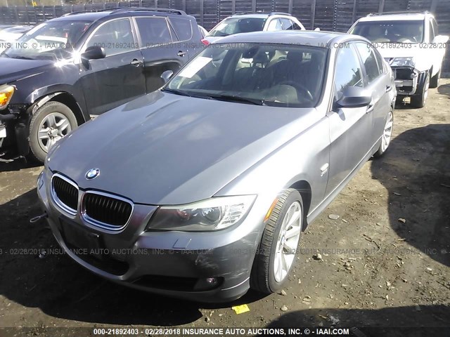 WBAPK5C57BA656896 - 2011 BMW 328 XI SULEV SILVER photo 2