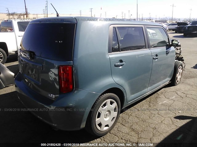 JTLKE50E281040447 - 2008 TOYOTA SCION XB ლურჯი ფოტო 4