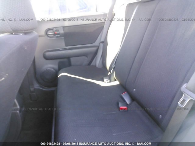 JTLKE50E281040447 - 2008 TOYOTA SCION XB ლურჯი ფოტო 8