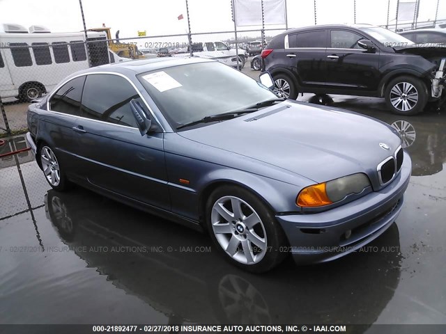 WBABM3345YJN84668 - 2000 BMW 323 CI Light Blue photo 1