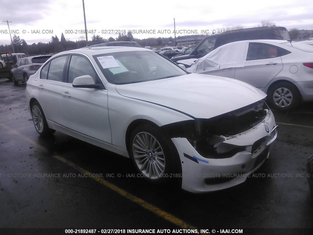 WBA3C1G54DNR46670 - 2013 BMW 328 I SULEV WHITE photo 1