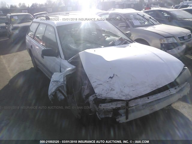 4S3BK6353T7301130 - 1996 SUBARU LEGACY L WHITE photo 1