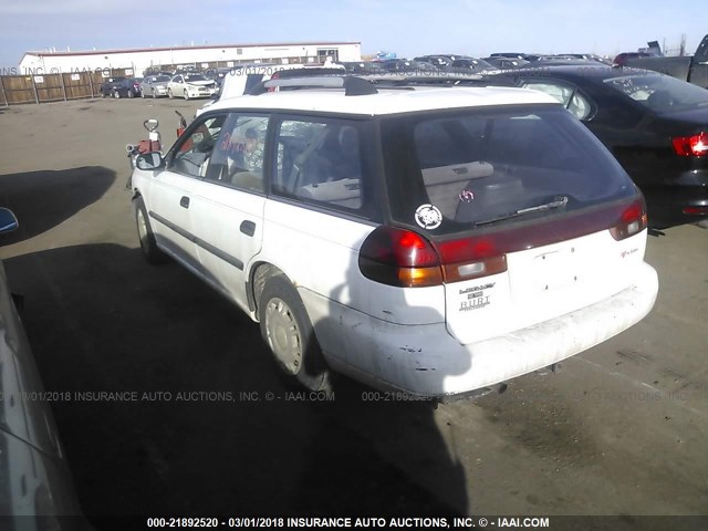 4S3BK6353T7301130 - 1996 SUBARU LEGACY L WHITE photo 3