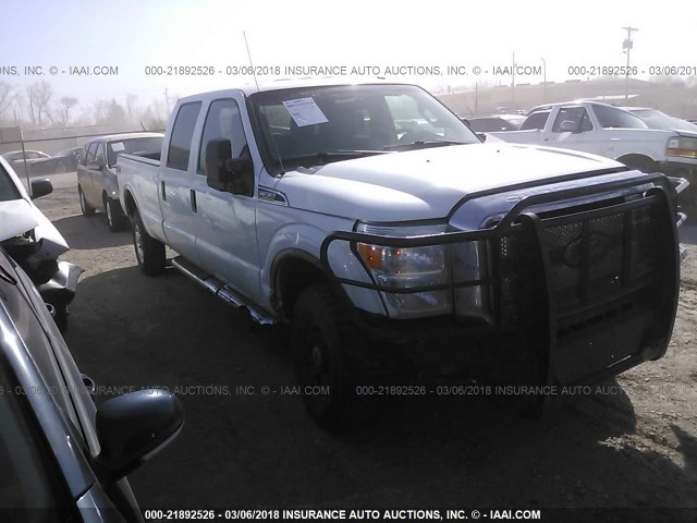 1FT8W3B66CEB71119 - 2012 FORD F350 SUPER DUTY WHITE photo 1