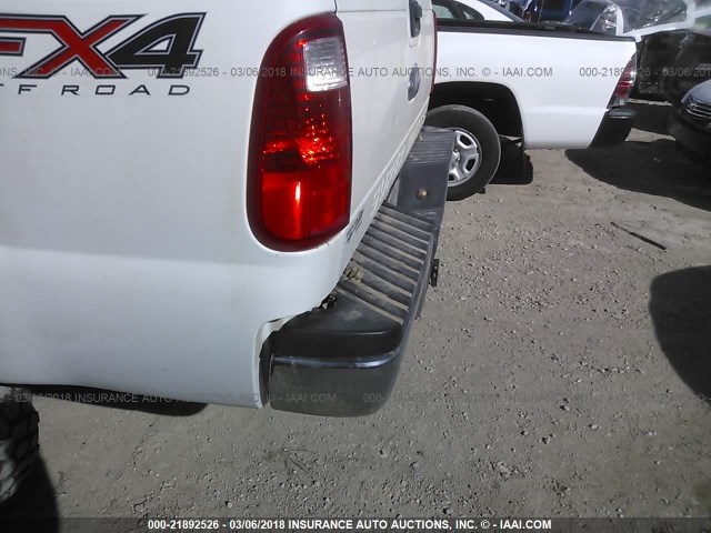 1FT8W3B66CEB71119 - 2012 FORD F350 SUPER DUTY WHITE photo 8