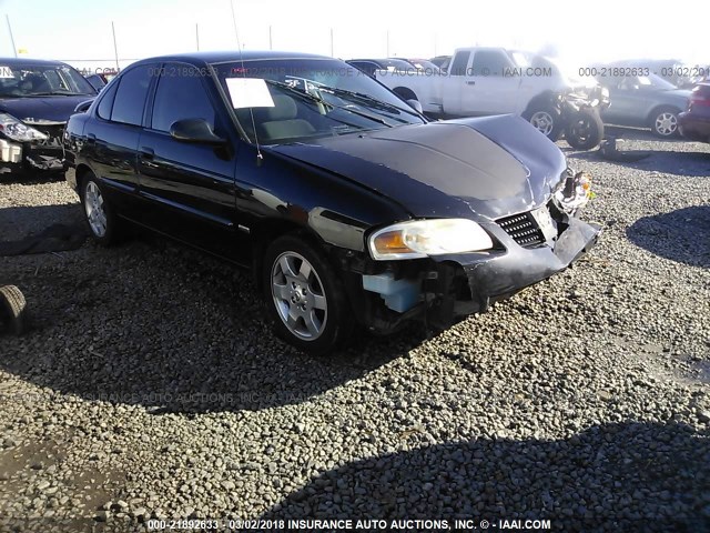 3N1CB51D26L571655 - 2006 NISSAN SENTRA 1.8/1.8S BLACK photo 1