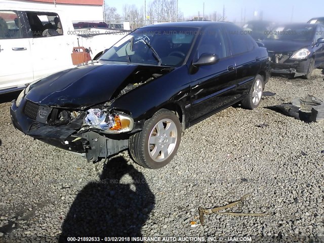 3N1CB51D26L571655 - 2006 NISSAN SENTRA 1.8/1.8S BLACK photo 2