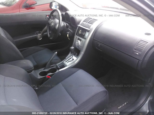 JTKDE167580241165 - 2008 TOYOTA SCION TC 灰色 照片 5
