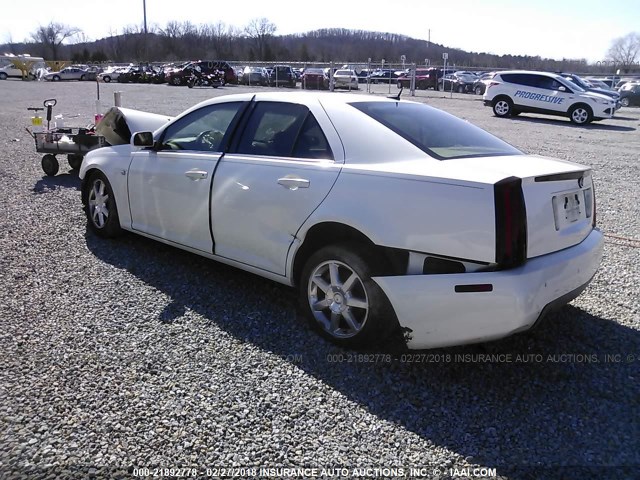 1G6DW677950177131 - 2005 CADILLAC STS WHITE photo 3