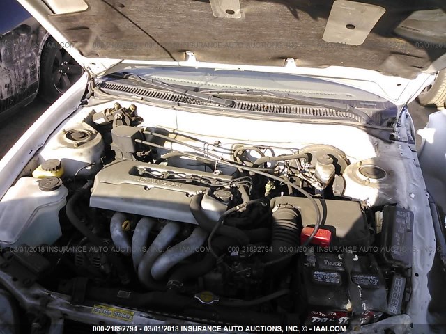 1NXBR18E7XZ290014 - 1999 TOYOTA COROLLA VE/CE/LE WHITE photo 10