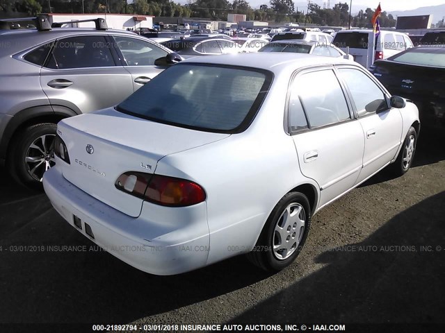 1NXBR18E7XZ290014 - 1999 TOYOTA COROLLA VE/CE/LE 白色 照片 4