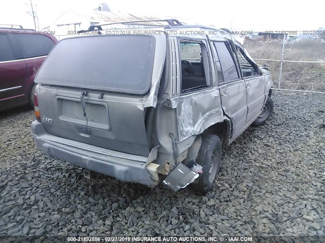 1J4GZ58S1TC210644 - 1996 JEEP GRAND CHEROKEE LAREDO GREEN photo 4