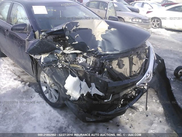 4T4BF1FK4ER348066 - 2014 TOYOTA CAMRY L/SE/LE/XLE BLACK photo 6