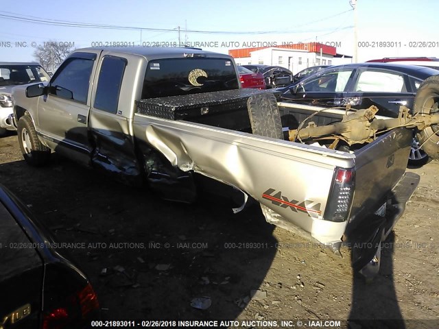 1GTEK19M0WE507858 - 1998 GMC SIERRA K1500 GOLD photo 3