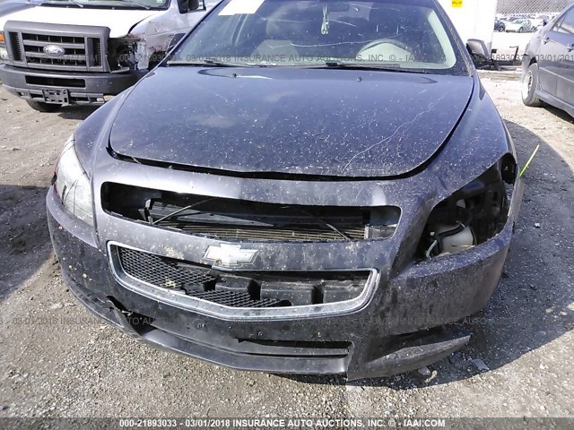 1G1ZA5EU7BF300138 - 2011 CHEVROLET MALIBU LS ნაცრისფერი ფოტო 6