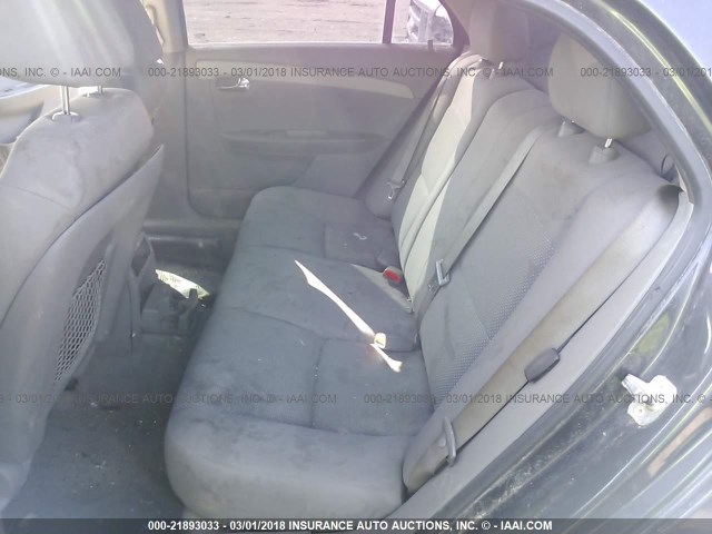 1G1ZA5EU7BF300138 - 2011 CHEVROLET MALIBU LS ნაცრისფერი ფოტო 8