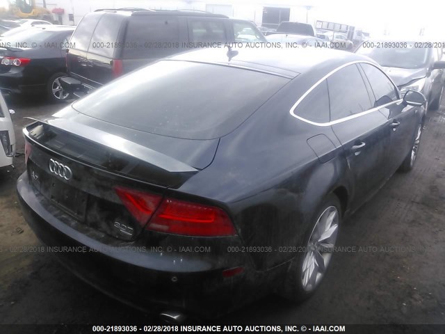 WAUYGAFC0CN155884 - 2012 AUDI A7 PREMIUM PLUS BLACK photo 4