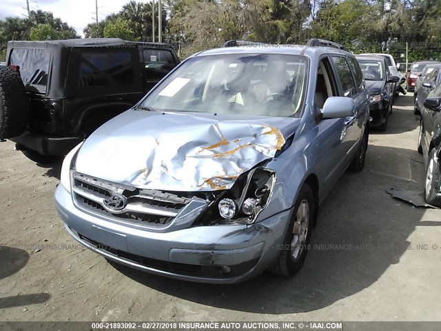 KNDMC233286054421 - 2008 HYUNDAI ENTOURAGE GLS/SE/LIMITED BLUE photo 6