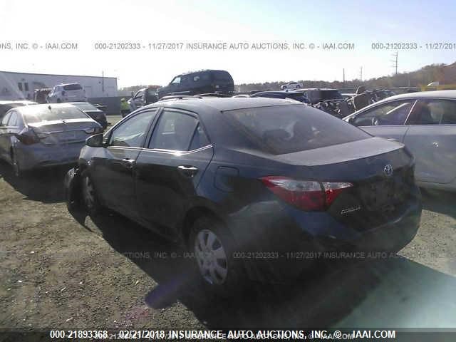 2T1BURHE0EC000871 - 2014 TOYOTA COROLLA L/LE/LE PLS/PRM/S/S PLS GRAY photo 3