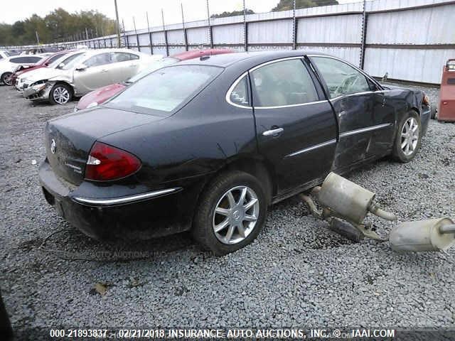 2G4WE587161237468 - 2006 BUICK LACROSSE CXS BLACK photo 4