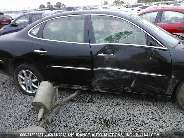 2G4WE587161237468 - 2006 BUICK LACROSSE CXS BLACK photo 6