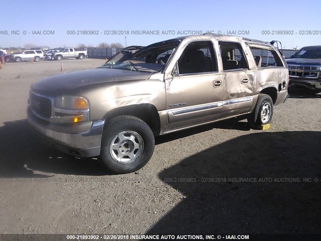 1GKEC16Z93R178258 - 2003 GMC YUKON XL C1500 GOLD photo 2