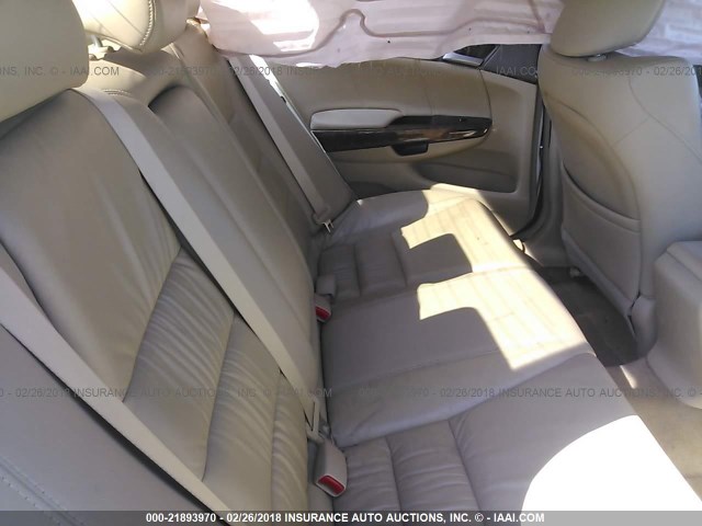 1HGCP36898A036056 - 2008 HONDA ACCORD EXL WHITE photo 8