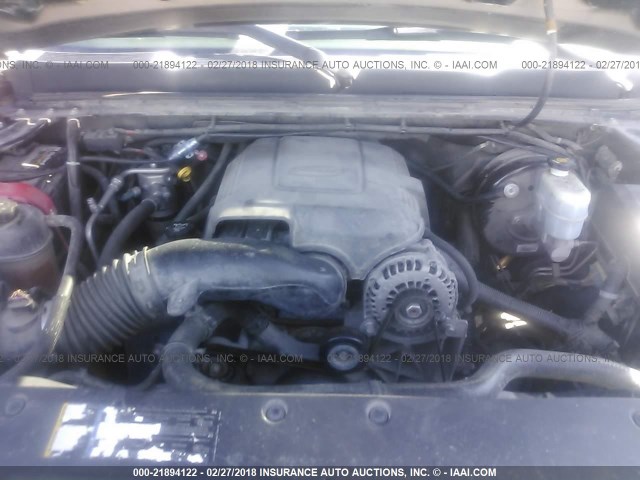 2GCFK13Y071616209 - 2007 CHEVROLET SILVERADO K1500 CREW CAB GRAY photo 10