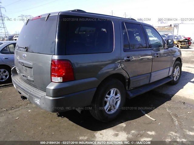 1FMPU16WX4LB86473 - 2004 FORD EXPEDITION XLT 灰色 照片 4