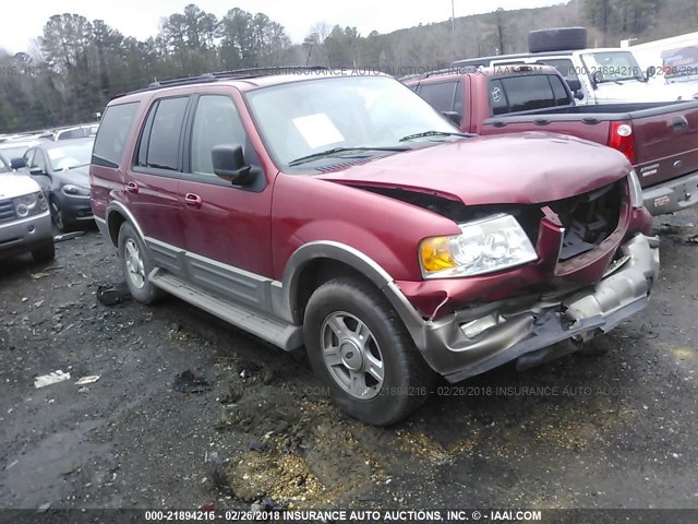 1FMEU17W13LB67167 - 2003 FORD EXPEDITION EDDIE BAUER RED photo 1