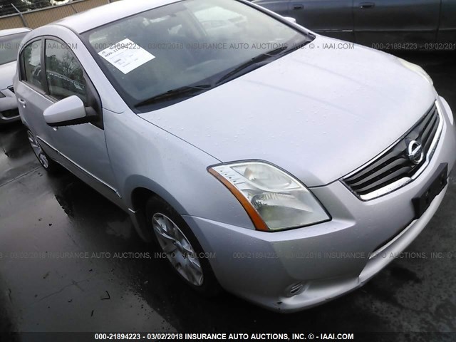 3N1AB6AP9BL644389 - 2011 NISSAN SENTRA 2.0/2.0S/SR/2.0SL SILVER photo 1