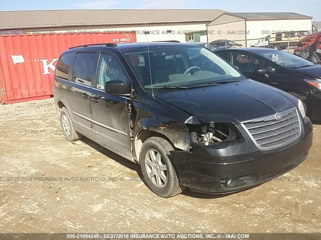 2A4RR5D10AR308851 - 2010 CHRYSLER TOWN & COUNTRY TOURING BLACK photo 1