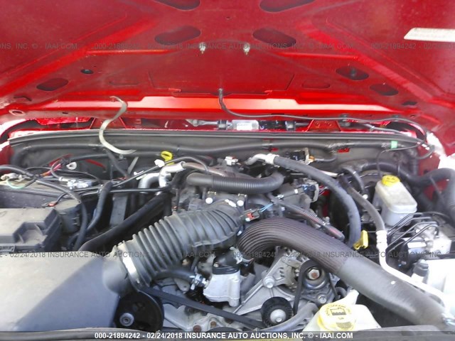 1J4AA2D10AL171292 - 2010 JEEP WRANGLER SPORT RED photo 10