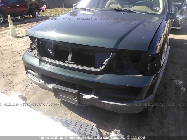 1FMZU73E42UA82530 - 2002 FORD EXPLORER XLT GREEN photo 6