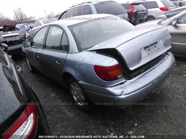 1G8ZH52832Z298925 - 2002 SATURN SL1 GRAY photo 3