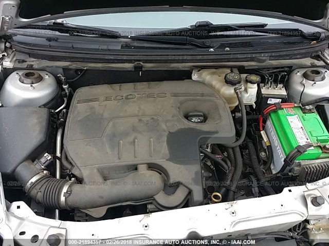 1G1ZC5EUXCF276624 - 2012 CHEVROLET MALIBU 1LT 银色 照片 10