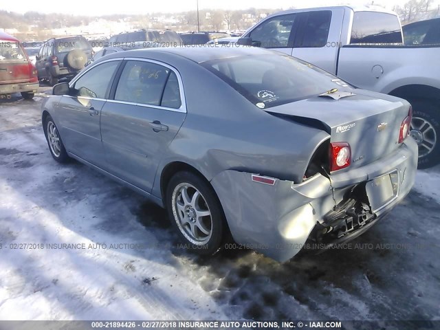 1G1ZH57B594104535 - 2009 CHEVROLET MALIBU 1LT შავი ფოტო 3