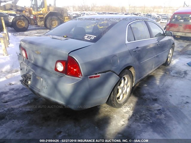 1G1ZH57B594104535 - 2009 CHEVROLET MALIBU 1LT შავი ფოტო 4