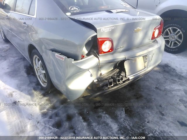 1G1ZH57B594104535 - 2009 CHEVROLET MALIBU 1LT შავი ფოტო 6