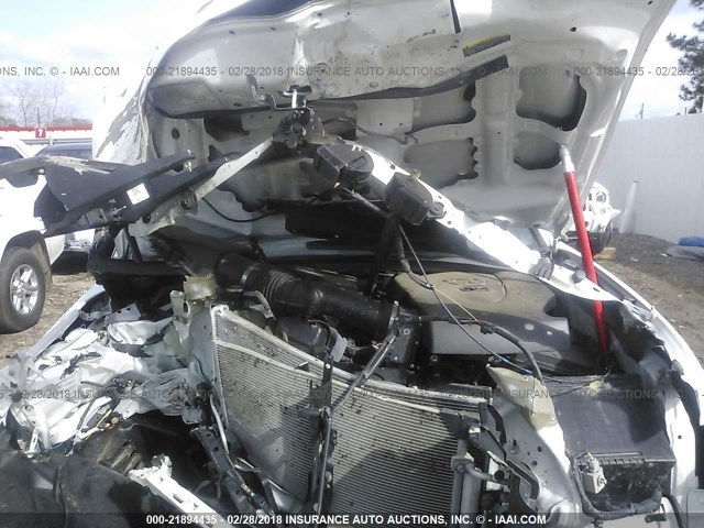 5TFDZ5BN4GX011825 - 2016 TOYOTA TACOMA DBL CAB/SR5/TRD SPORT/OR WHITE photo 10