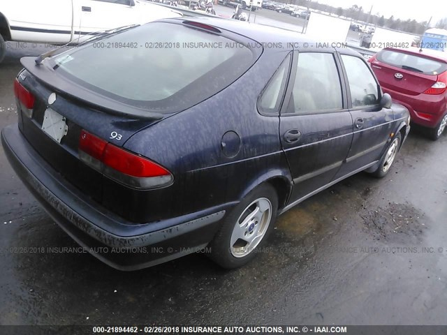 YS3DD58N7X2000295 - 1999 SAAB 9-3 S BLUE photo 4