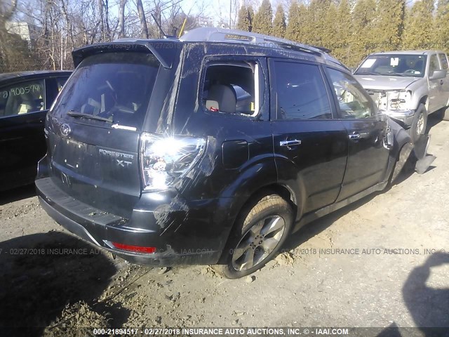 JF2SHGGC1BH742147 - 2011 SUBARU FORESTER TOURING 黑色 照片 4