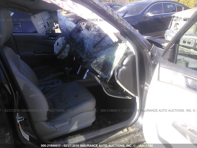 JF2SHGGC1BH742147 - 2011 SUBARU FORESTER TOURING 黑色 照片 5