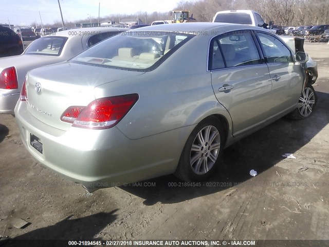 4T1BK36BX6U160459 - 2006 TOYOTA AVALON XL/XLS/TOURING/LIMITED GREEN photo 4