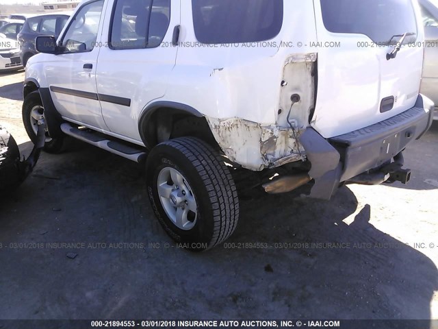 5N1ED28TX4C658185 - 2004 NISSAN XTERRA XE/SE WHITE photo 6